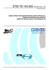 Die Norm ETSI TS 145005-V10.0.0 8.4.2011 Ansicht