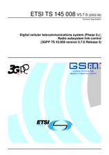 Die Norm ETSI TS 145008-V5.7.0 30.6.2002 Ansicht