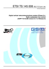 Die Norm ETSI TS 145008-V8.11.0 30.6.2011 Ansicht