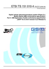 Die Norm ETSI TS 151010-4-V4.2.0 30.9.2006 Ansicht