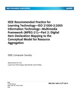 Die Norm IEEE 1484.13.3-2014 26.6.2014 Ansicht