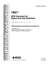 Die Norm IEEE 1641-2004 25.3.2005 Ansicht