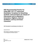 Die Norm IEEE 1871.1-2014 10.2.2015 Ansicht