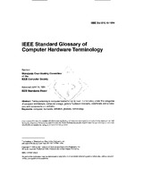 UNGÜLTIG IEEE 610.10-1994 12.10.1995 Ansicht