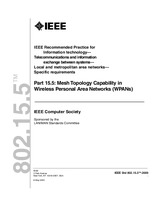 UNGÜLTIG IEEE 802.15.5-2009 8.5.2009 Ansicht