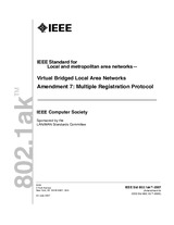 UNGÜLTIG IEEE 802.1ak-2007 22.6.2007 Ansicht