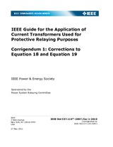UNGÜLTIG IEEE C37.110-2007/Cor 1-2010 27.5.2011 Ansicht