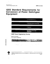 UNGÜLTIG IEEE C37.59-1991 8.6.1992 Ansicht