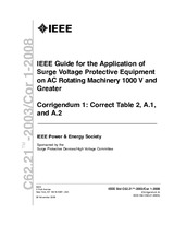 Ansicht IEEE C62.21-2003/Cor 1-2008 26.11.2008