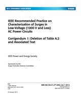 UNGÜLTIG IEEE C62.41.2-2002/Cor 1-2012 25.1.2013 Ansicht