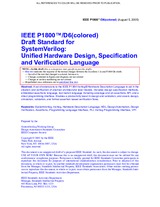 Die Norm IEEE 1800-2005 22.11.2005 Ansicht