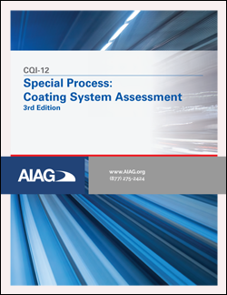 Publikation AIAG Special Process: Coating System Assessment 3rd Edition 1.7.2020 Ansicht