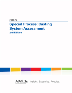Publikation AIAG Special Process: Casting System Assessment 1.3.2018 Ansicht