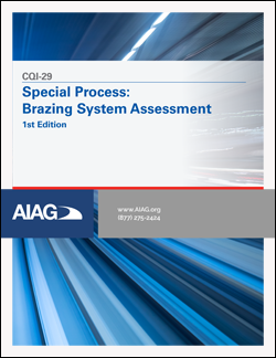 Publikation AIAG Special Process: Brazing System Assessment 1.5.2021 Ansicht