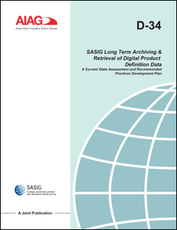Publikation AIAG SASIG Long Term Archiving and Retrieval (LTAR) 1.7.2011 Ansicht
