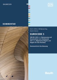 Publikation  DIN Media Kommentar; Eurocode 5; DIN EN 1995-1-1 Bemessung und Konstruktion von Holzbauten - Teil 1-1: Allgemeine Regeln und Regeln für den Hochbau Kommentierte Kurzfassung 21.6.2013 Ansicht