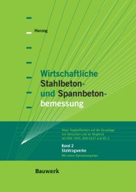 Publikation  Bauwerk; Wirtschaftliche Stahlbeton- und Spannbetonbemessung; Neue Traglastformeln auf der Grundlage von Versuchen und im Vergleich mit DIN 1045, DIN 4227 und EC 2 Band 2: Stabtragwerke 1.1.2002 Ansicht