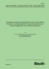 Ansicht  DAfStb-Heft 592; Praxisgerechte Bemessungsansätze für das wirtschaftliche Verstärken von Betonbauteilen mit geklebter Bewehrung; Verbundtragfähigkeit unter statischer Belastung 29.2.2012