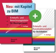 Publikation  Bauwerk; Entwurfs- und Berechnungstafeln für Bauingenieure und Entwurfs- und Konstruktionstafeln für Architekten; Paket 2.10.2015 Ansicht