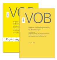 Publikation  Paket VOB Gesamtausgabe 2012 + VOB Ergänzungsband 2015; VOB Vergabe- und Vertragsordnung für Bauleistungen 7.9.2015 Ansicht