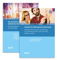 Publikation  DIN Media Praxis; Qualität für Bildungsdienstleistungen + Qualitäts-Checkheft für Trainer; DIN EN ISO 9001 und DVWO Paket 13.10.2016 Ansicht