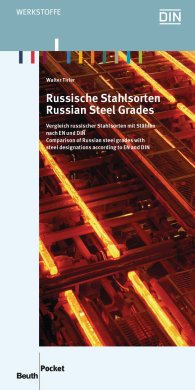 Publikation  DIN Media Pocket; Russische Stahlsorten; Vergleich russischer Stahlsorten mit Stählen nach EN und DIN 5.2.2016 Ansicht