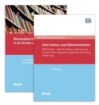 Publikation  Bestandserhaltung und Dokumentation in Archiven und Bibliotheken; Paket: Normen-Handbuch 