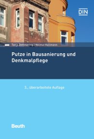 Publikation  DIN Media Praxis; Putze in Bausanierung und Denkmalpflege 16.10.2019 Ansicht