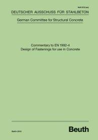 Publikation  DAfStb-Heft 615; Commentary to EN 1992-4 - Design for Fastenings for use in Concrete 3.9.2019 Ansicht